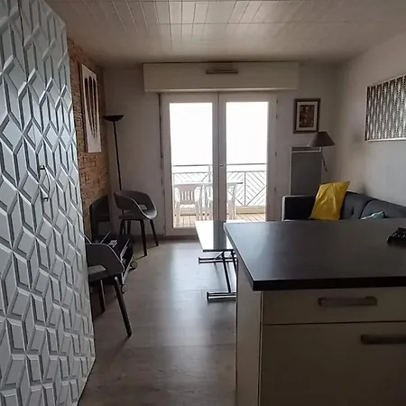 T2 1ere Ligne Loggia Vue 180 ° Parking * 阿卡雄